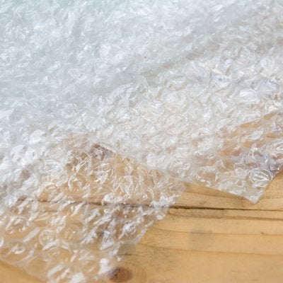 A bubble wrap used while packing items at a storage house in Mountain View, CA